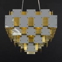 Large Robert Sonneman CITYSCAPE Chandelier - Sold for $2,048 on 03-01-2025 (Lot 447).jpg